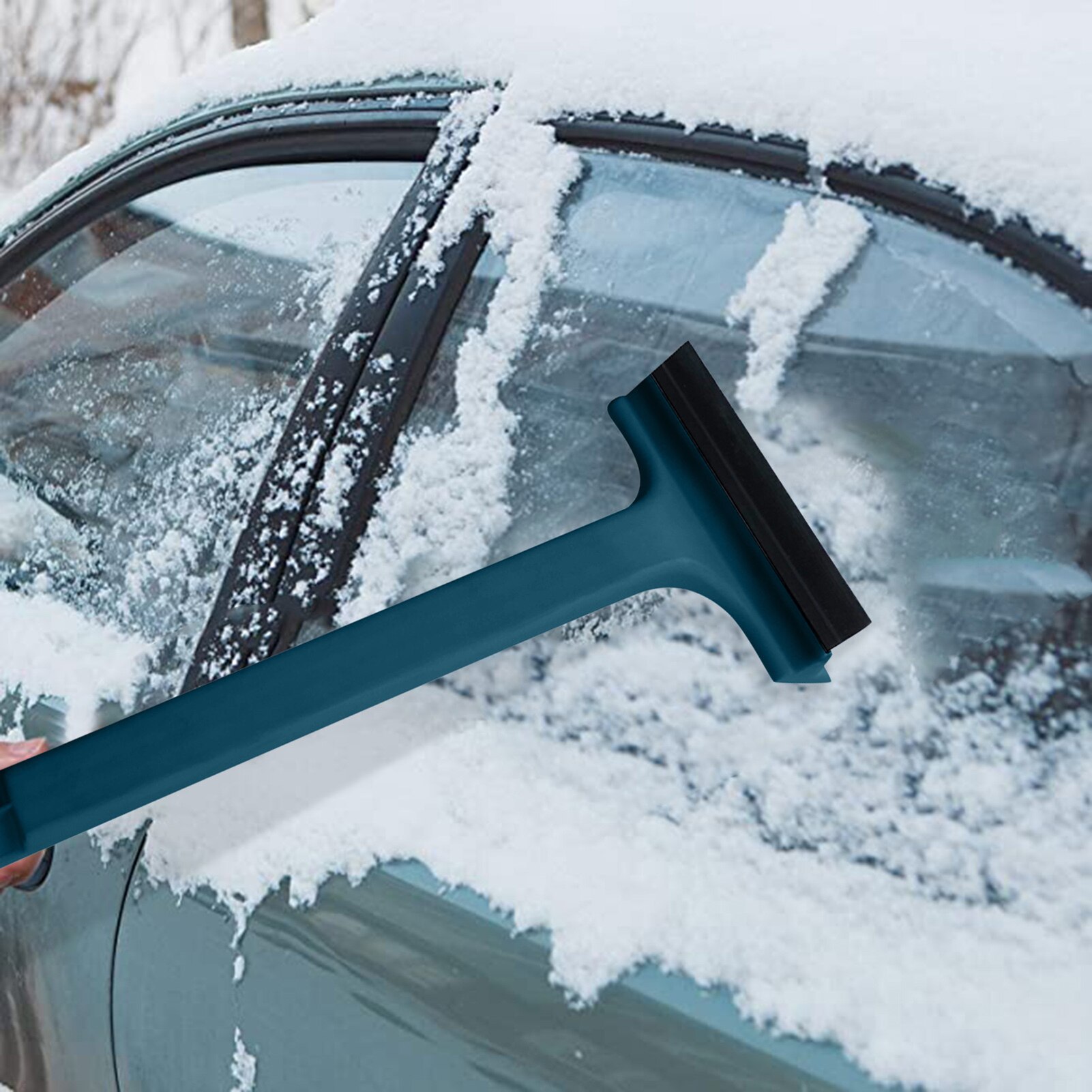 Car Ice Scraper Windshield Ice Breaker Quick Clean Glass Brush Snow Remover Auto Window Snow Brush Shovel QP2