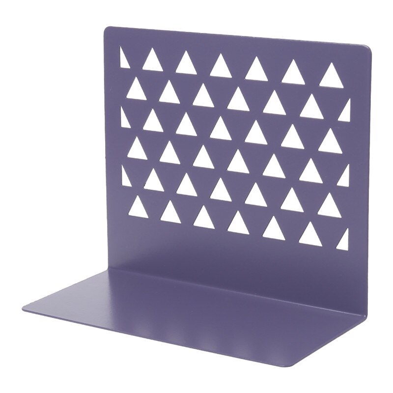 Metal hule desktop arrangør bogstøtter bogender understøtter stativ holder hylde bogreol hjemmekontorartikler: Plgy