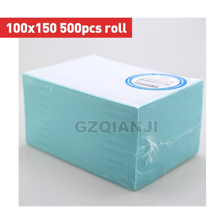 Pos 108mm 4 inch Thermal Labels papaer stickers Barcode label paper roll white 100*100*500 or 100*150*250 or 100*150*500: Label-100-150-500