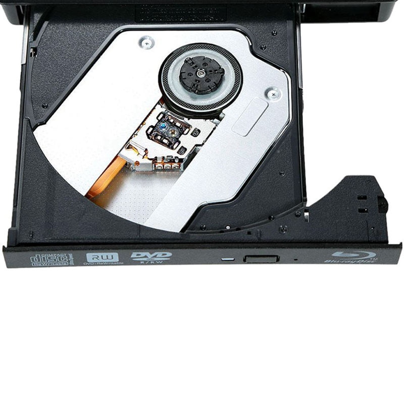 Blu ray-afspiller eksternt optisk drev usb 3.0 blu-ray bd-rom cd / dvd rw-brænder forfatteroptager til apple macbook notebook