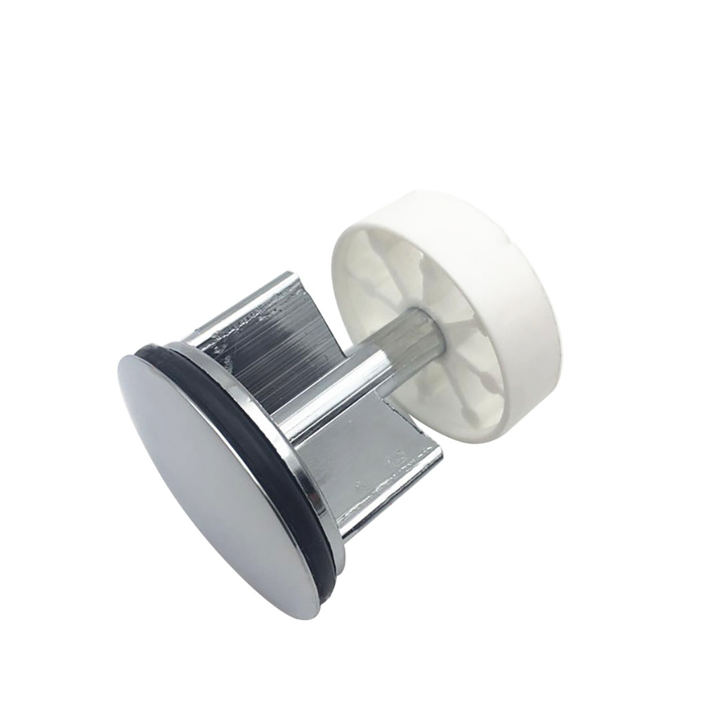 1pc Kitchen Sink Strainer Stopper Waste Heavy Chrome Plated Basin Sink Drain Waste Up Plug Replacement Brass Metal #BL2