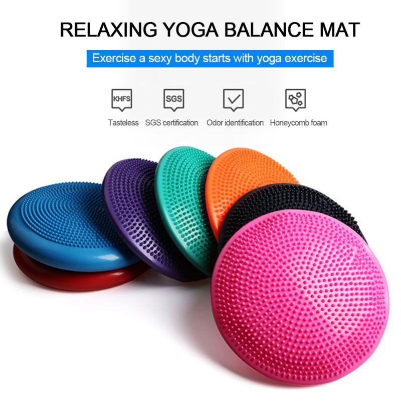 Yoga Mat Balance Cushion Anti-slip massage Fitness mat Yoga Balance Mat for Exercise Yoga Pilates Indoor sports
