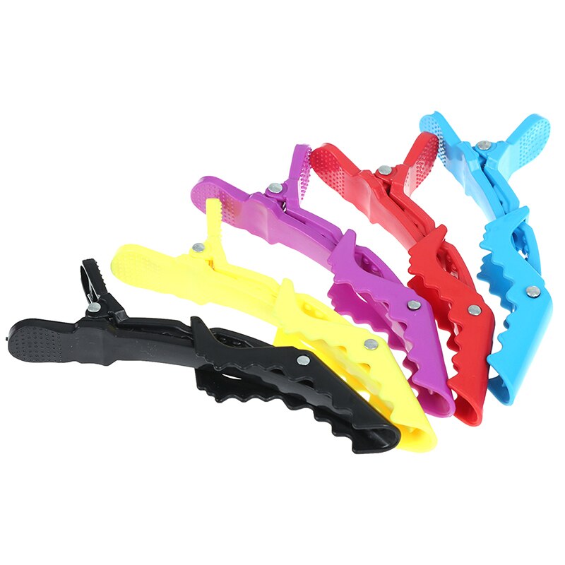 Pinzas para seccionar el pelo para peluquería, pinzas para el pelo, color mate, profesionales, 5 unidades