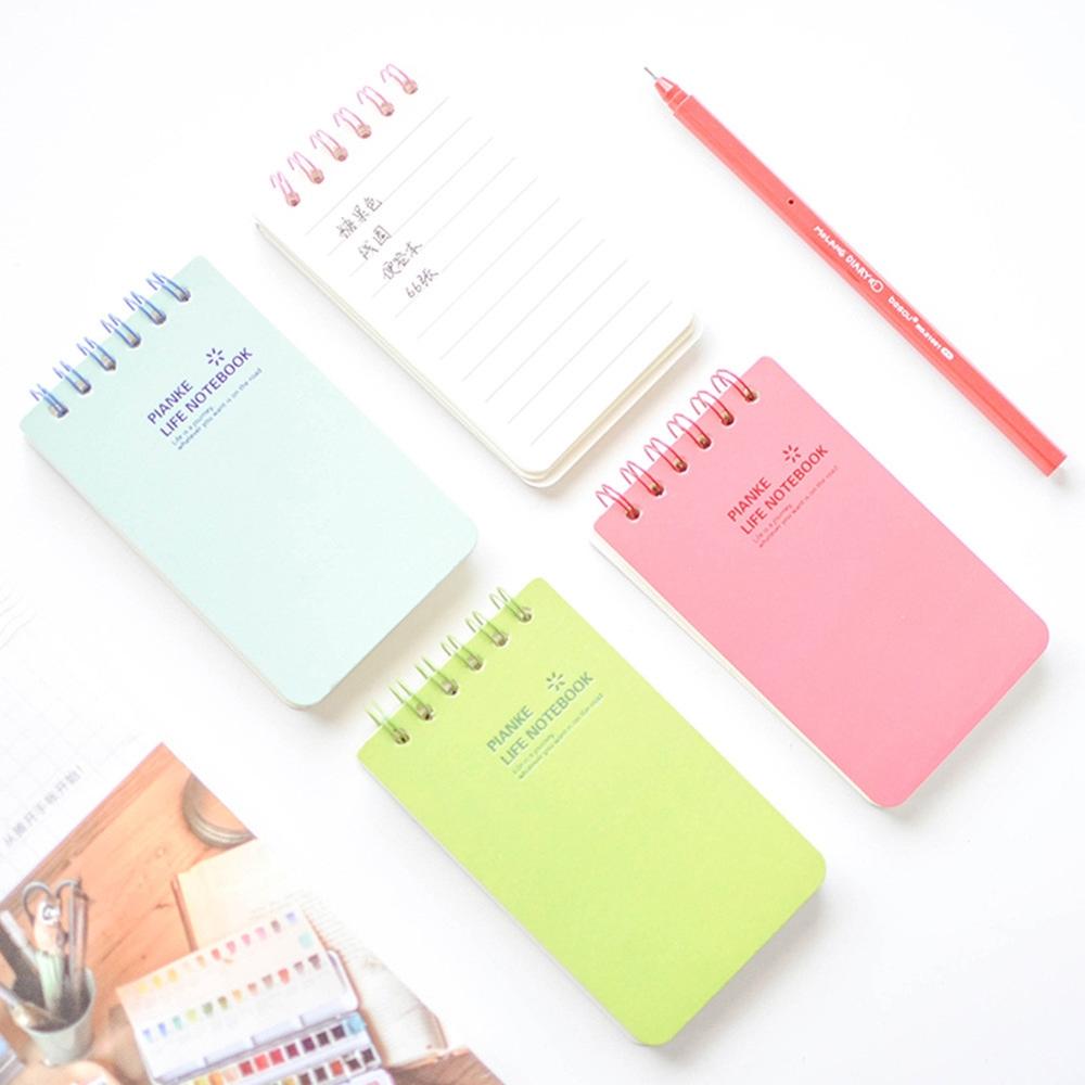 4 Color Random Small Fresh Pocket Book Notepad Notebook Stationery Student Book Korean Creatived Cute Z7M7