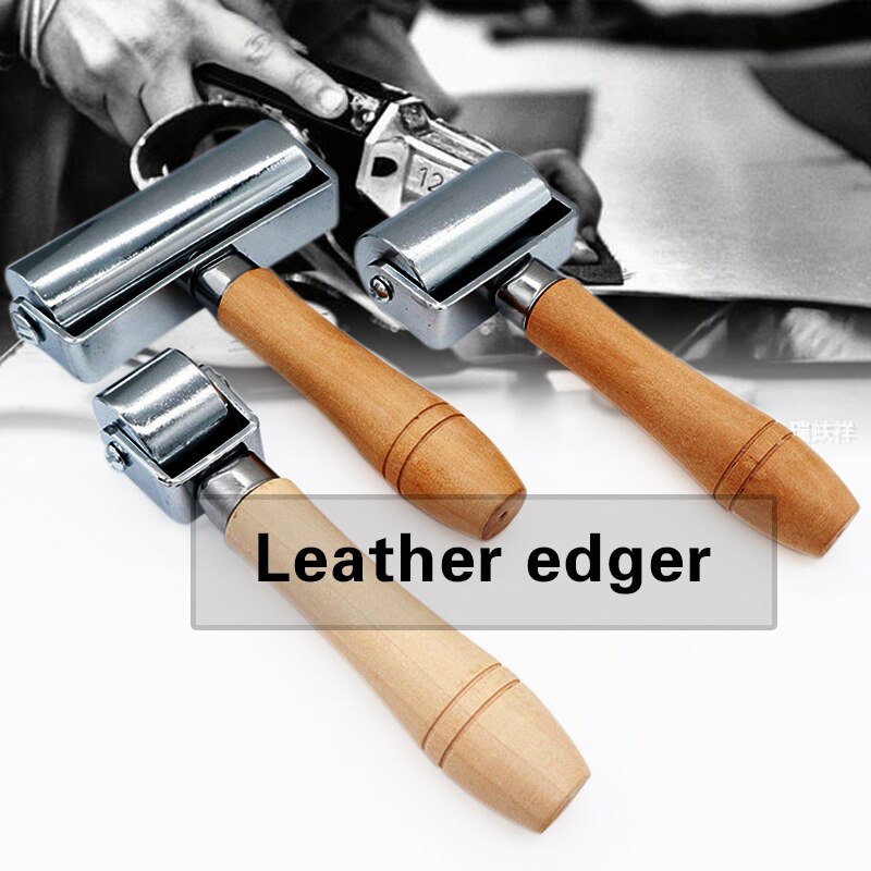 26/60/100mm leerrollen gereedschap leerlijm randen lamineerrol knutselleerroller leerbewerking handgemaakt vouwgereedschap