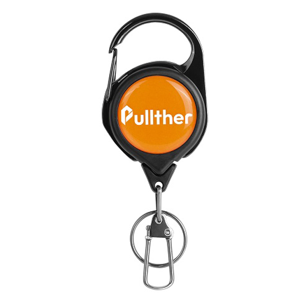 Pullther Fishing Retractable Key Chain with Gear Combo Cord Easy Release Badge Holder Fly Fishing Zinger Retractor Accessories: Red