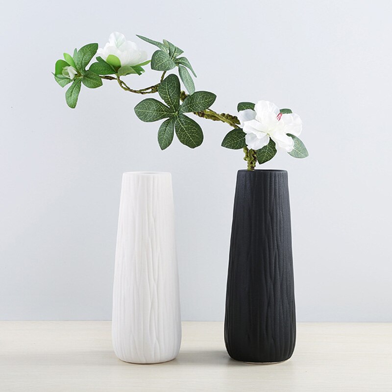 Maceta decorativa moderna Simple de cerámica Artificial florero de mesa estilo europeo hogar creativos