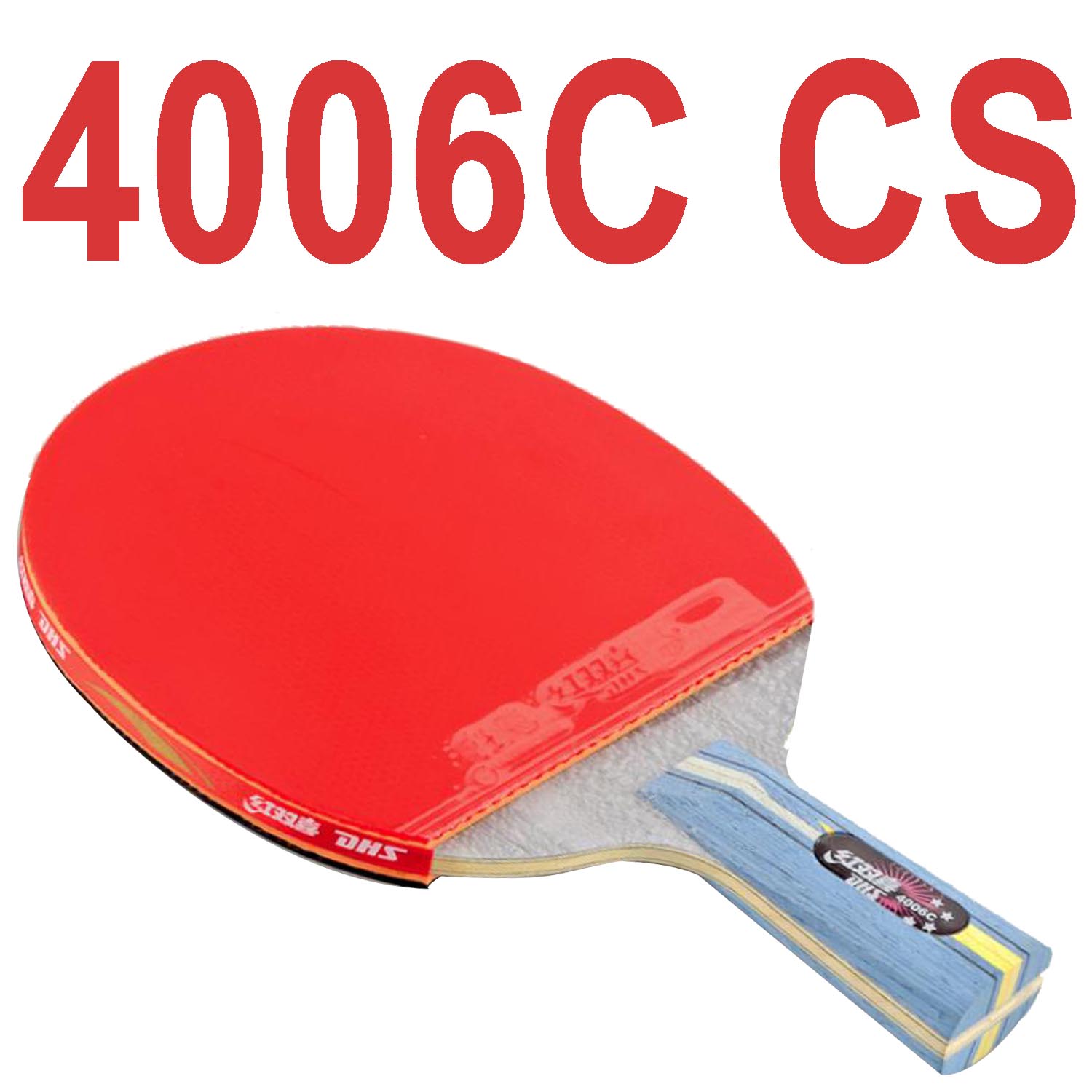 DHS table tennis racket finished racket 4002C 4006C carbon blade racket ping pong racket: 4006C CS with case