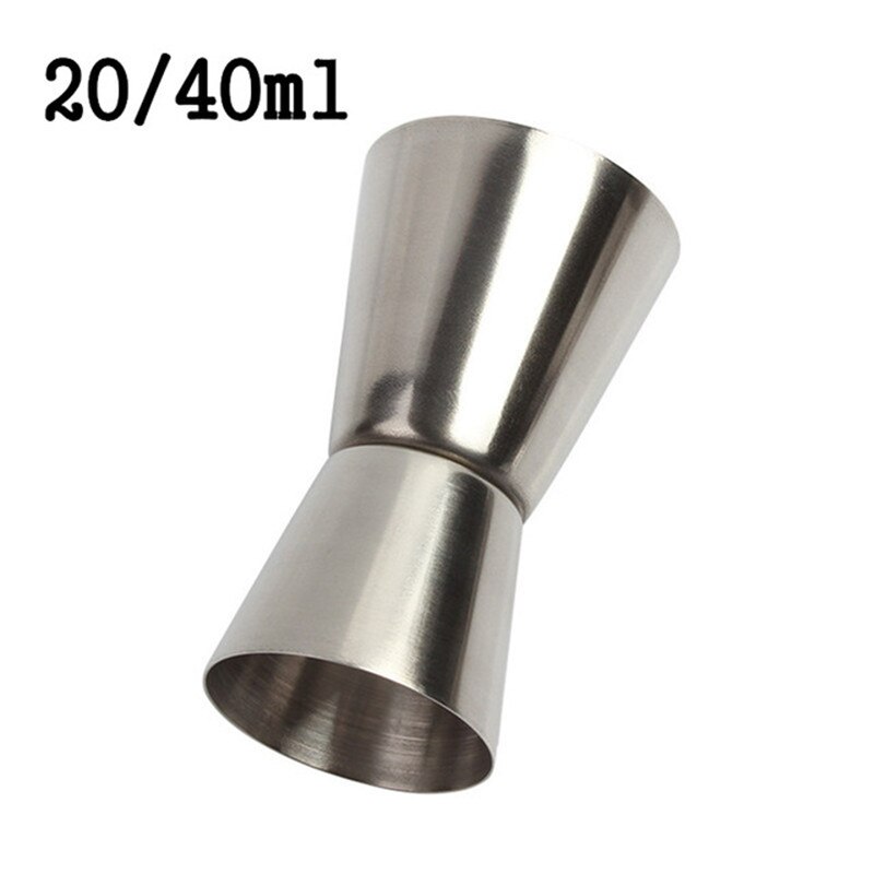 Jigger de Bar à Cocktail en acier inoxydable, japonais, tasse à mesurer à Double esprit pour la maison, Bar fête, accessoires de Bar: 20 and 40ml