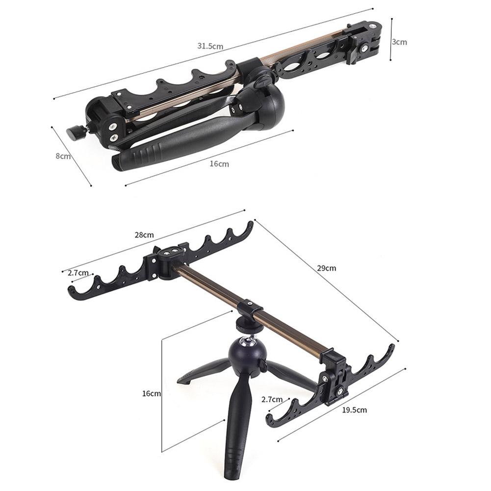 Adjustable Carp Ice Fishing Triangle Bracket Camera Tripod Fish Rod Holder Fishing Gear Tripod Fishing Tackle Accessory: Default Title