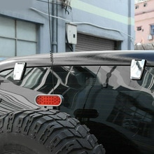 Door Hinge Rear Glass Trunk 1997-2006 2pcs Chrome For Jeep Wrangler TJ