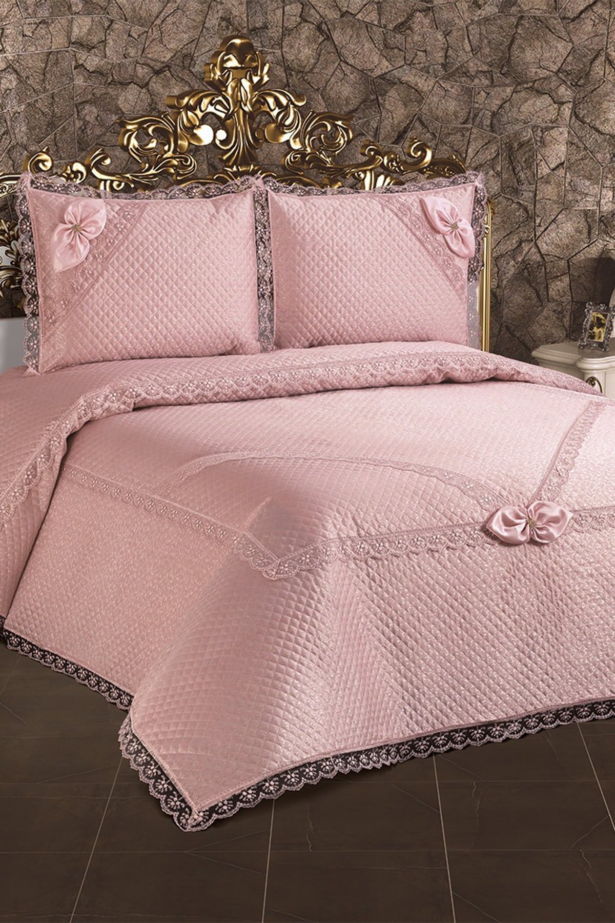 Dubbele Bed Pique Set Kussensloop 2 Stuks, Bed Cover Sprei Op Het Bed