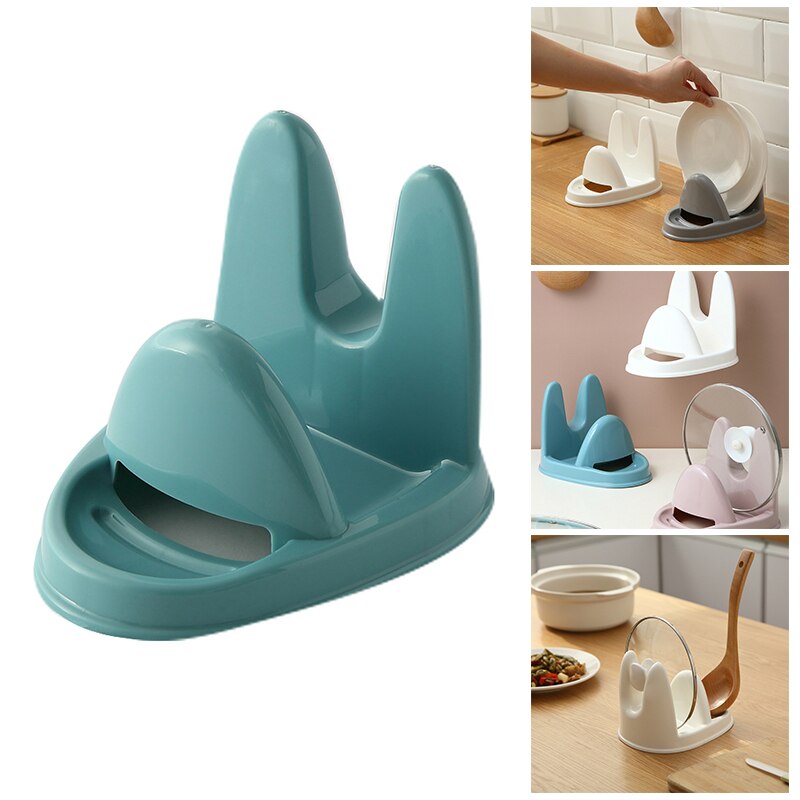 Multi-functional Spoon Rests Pot Lid Sillicone Shelf Cooking Storage Rack Home Kitchen Desktop Decoration Kitchen Accessories