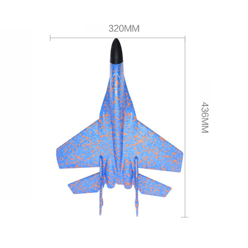 Diy freundlicher Spielzeug Hand Werfen Modell Flugzeug Schaum Flugzeug Kunststück Leucht Bildung Epp Segelflugzeug Kämpfer Flugzeuge Spielzeug Für freundlicher