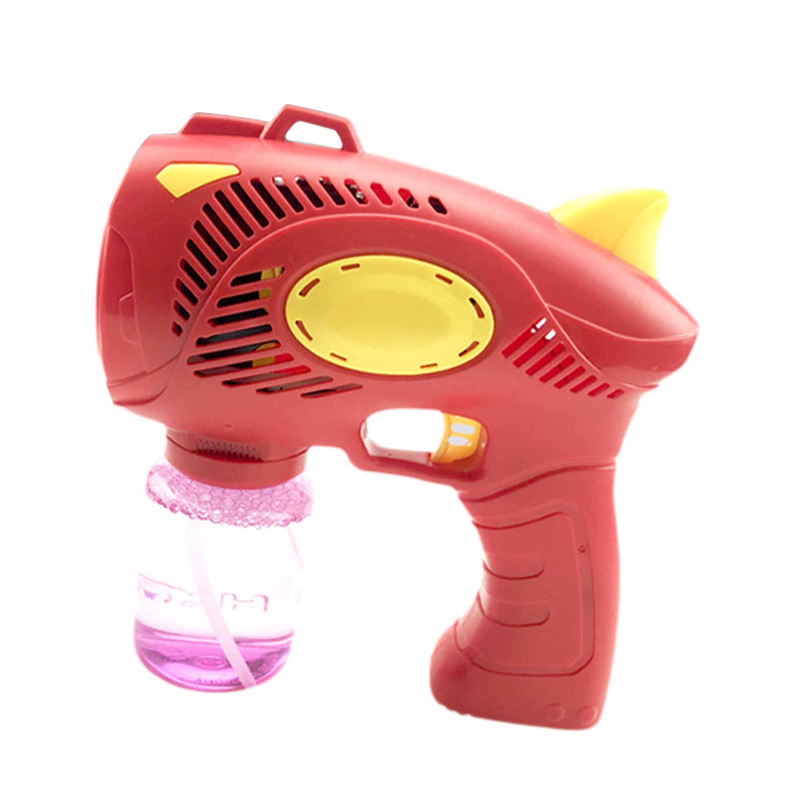 5-Gat Haai Bubble Machine Water Elektrische Bubble Speelgoed Draagbare Bubble Machine Automatische Bubble Generatie Kinderen # W: Red