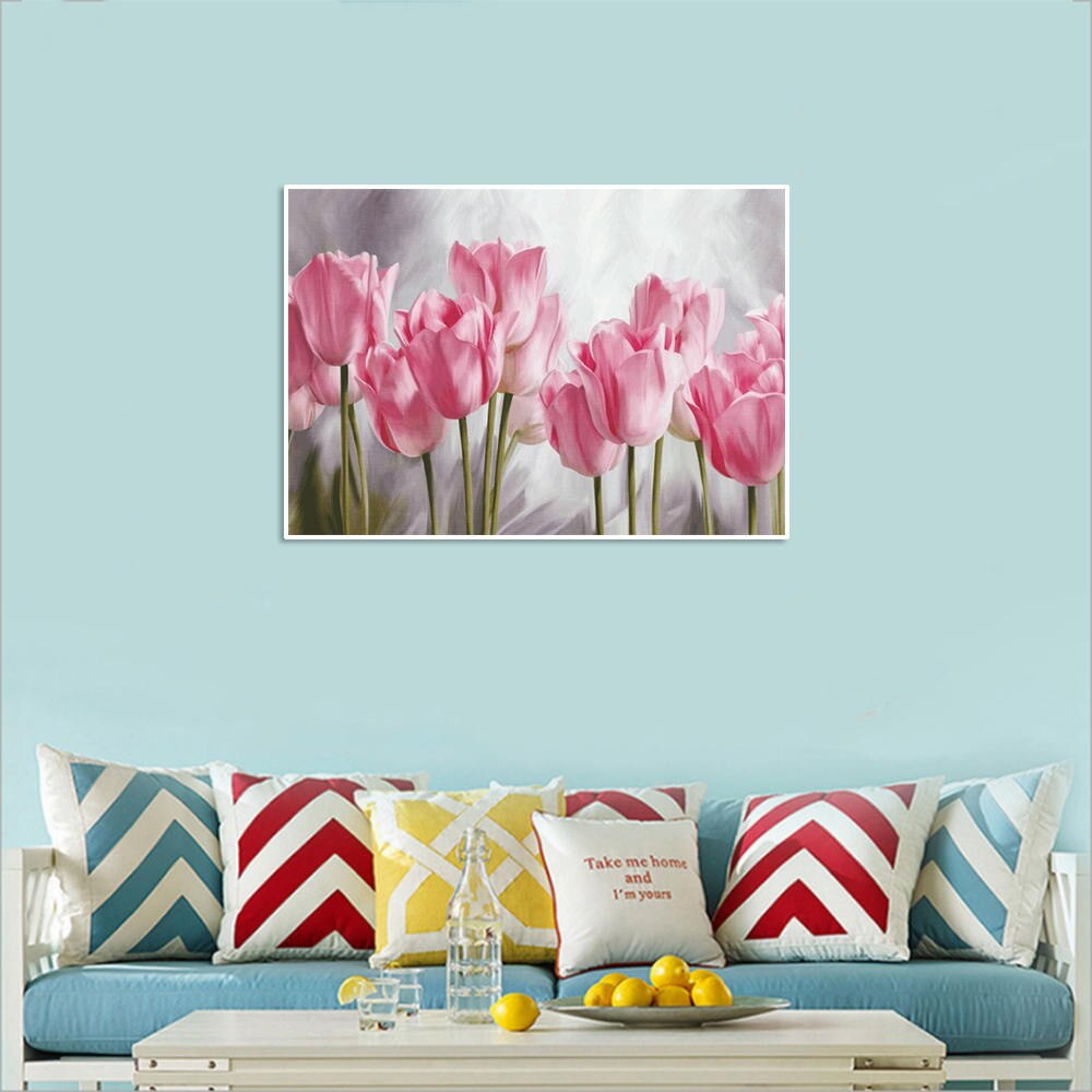 Diamond Painting Fiori 3 Pezzi XXL - Kit Completo Per Adulti, Ideale Come Regalo O Decorazione