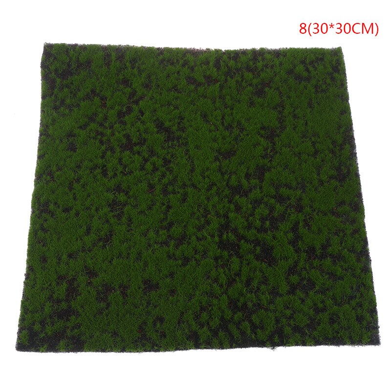 DIY Artificial Grass Board Wedding Mini Garden Micro Landscape Decor Accessories Simulation Moss Turf Lawn Wall Green Plants: A8