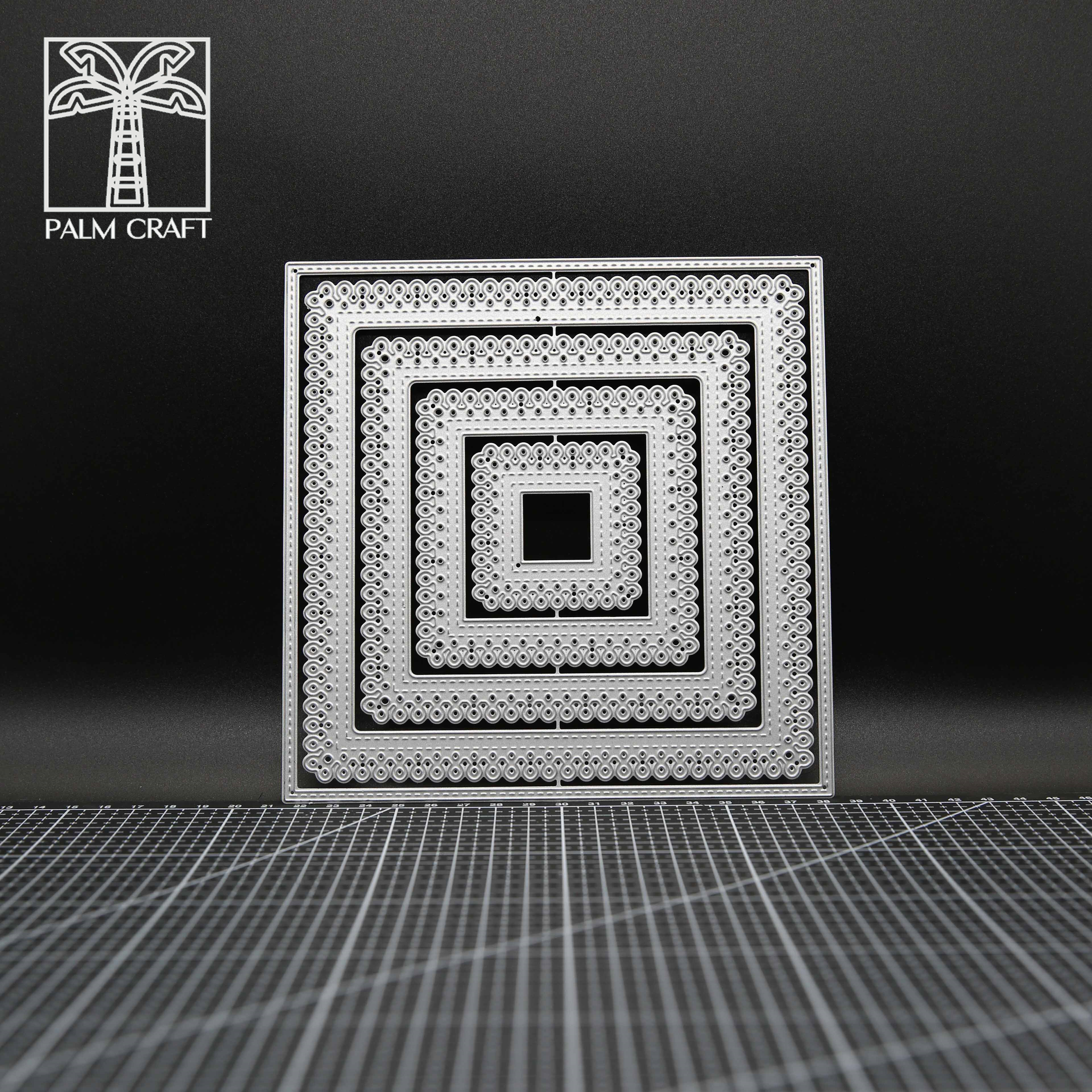 Square Border frame metal die cutting dies set DIY Scrapbooking & Stamping Card die cut making Crafts embossing Stencil