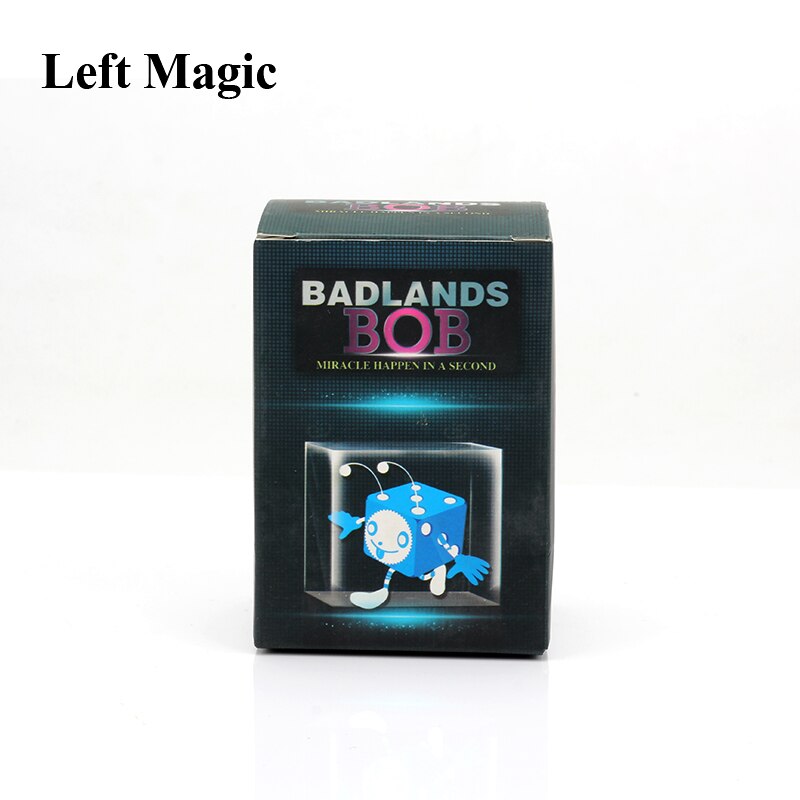 Badlands Bob Hout Magische Dobbelstenen Goocheltrucs Metalen Close Up Straat Podium Magic Props Mystery Goochelaar Mentalismaccessory