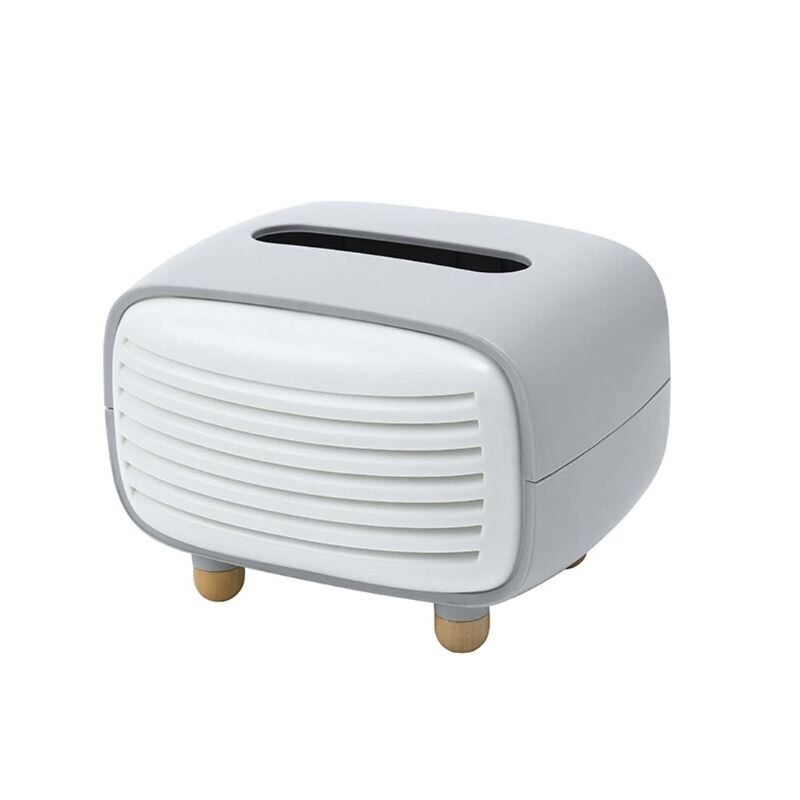 Vintage Radio Facial Tissue Box Cover Napkin Holder Organizer Paper Towel Dispenser Container for Bathroom Car Office Home Decor