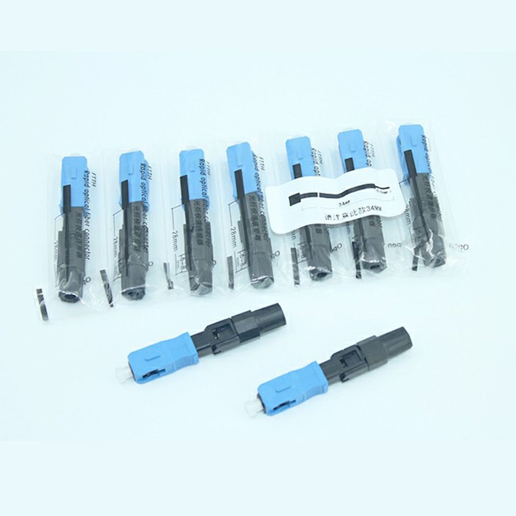 Conector de fibra óptica integrado SC/UPC, Cable de cobertura rápida, empalme en frío de fibra óptica SC, grado portador de empalme trasero