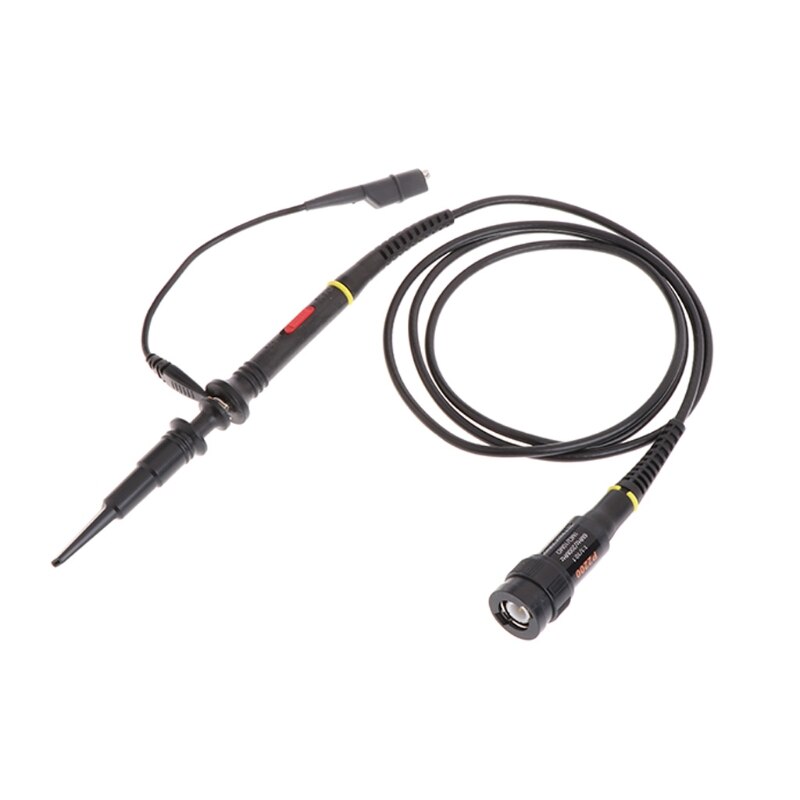 1X 10X P2200 200MHz High Precision Oscilloscope Probe Alligator Test Clip with Adjustable Attenuation Rate L15