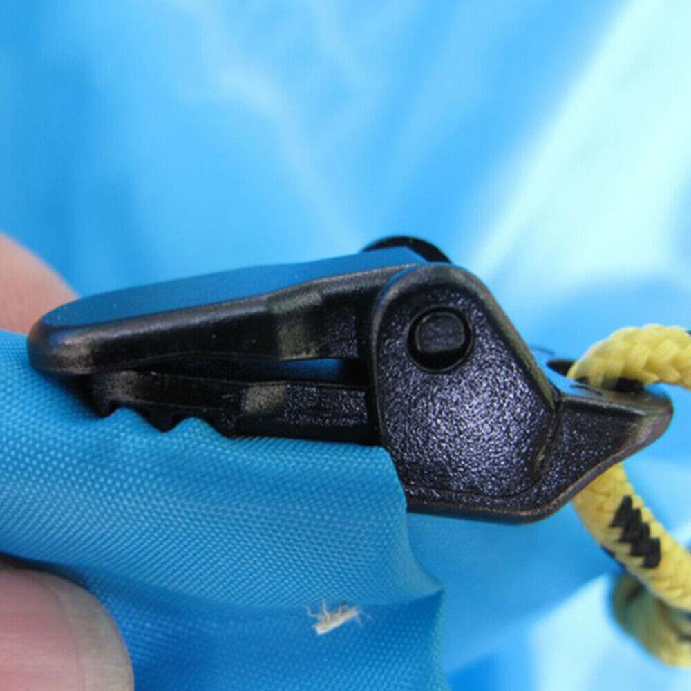 20pc pinces à bâche robustes pour tente de camping en plein air, pince crocodile