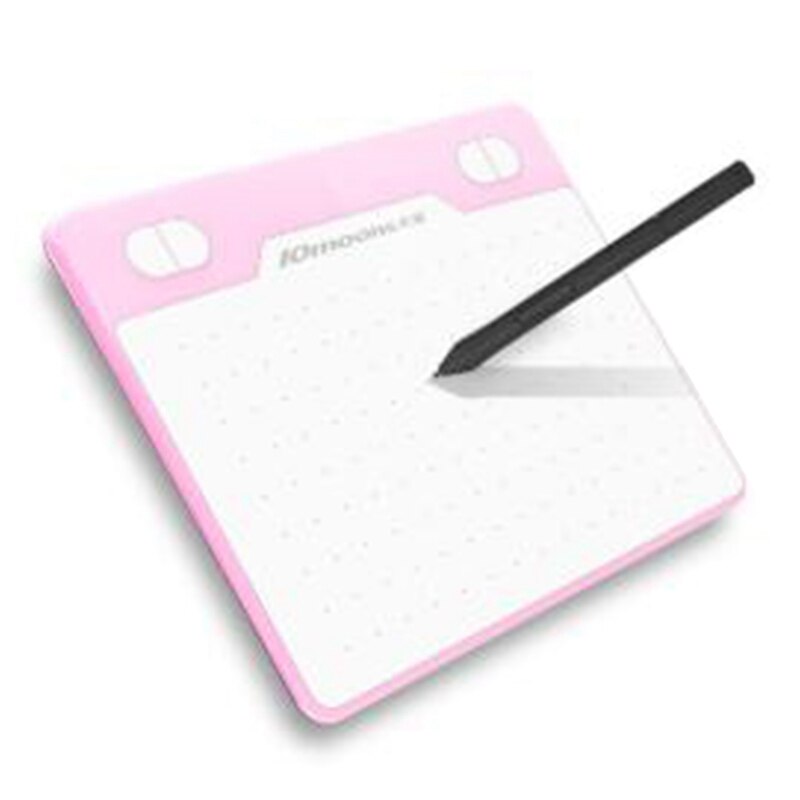10 lunas 6 pulgadas tableta gráfica ultraligera pluma firma tableta Ie dibujo tableta para Android IOS: Pink