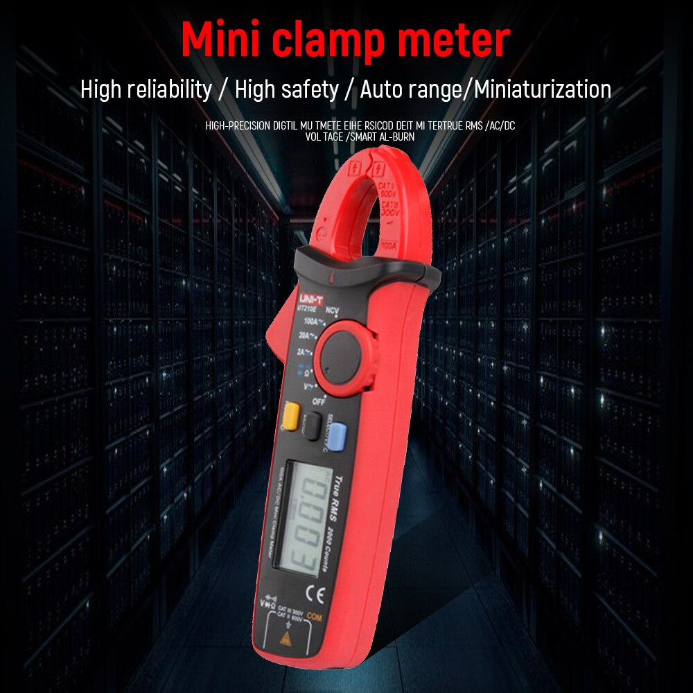 UNI-T UT210E Clamp Meter Circuit Power Detection Tester Auto Range Multimeter DC/AC Current Voltage Instruments CA