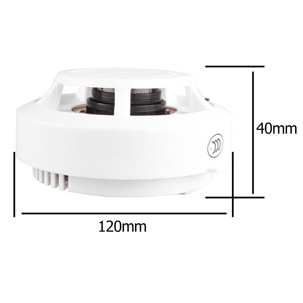 Smoke Detector Alarm Sensor Fire Protection Smoke Detector Alarm Using PVC High Temperature Resistance and Non-Combustible
