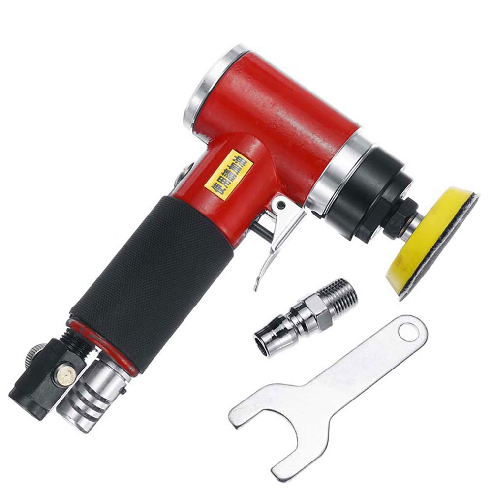 Mini Pneumatic Sanding Machine Tray Orbital High-speed Sander Polisher For Various Materials Grinding Fine Car Polishing Machine