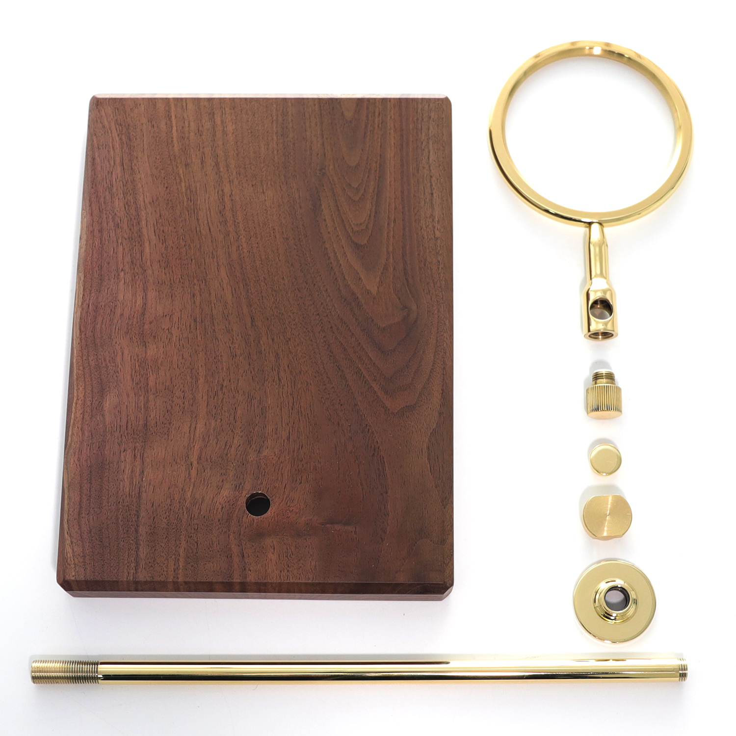 Pour-Over Coffee Dripper with Wood Stand - Heavy-Duty - Adjustable height