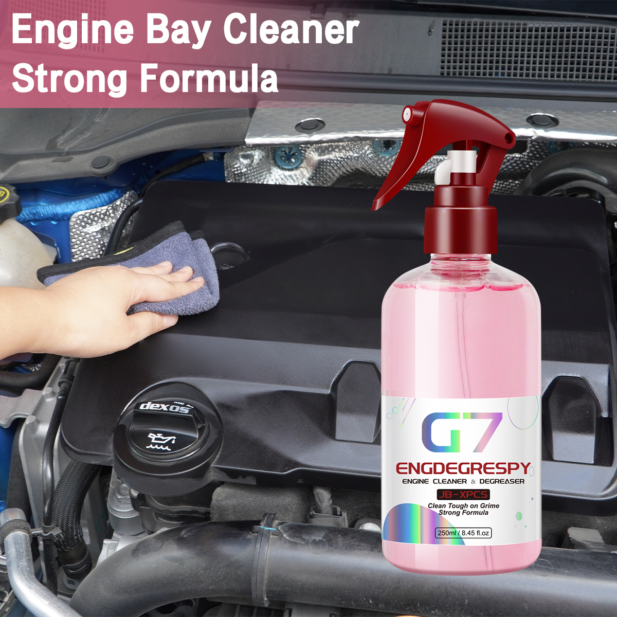 ENGDEGRESPY Car Engine Bay Cleaner Powerful Decontamination Cleaning Product For Engine Compartment Car Cleaning Product G7