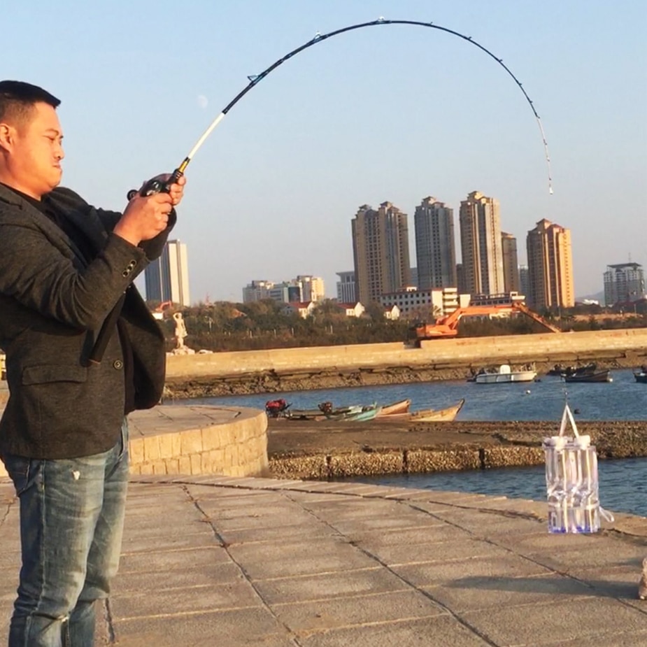 Inshore Jigging Sea Boat Fishing Rod Carbon Fiber Spinning 1.8m 1.98m MH Lure 50-180g Titanium Alloy Tip Casting Fishing Rods