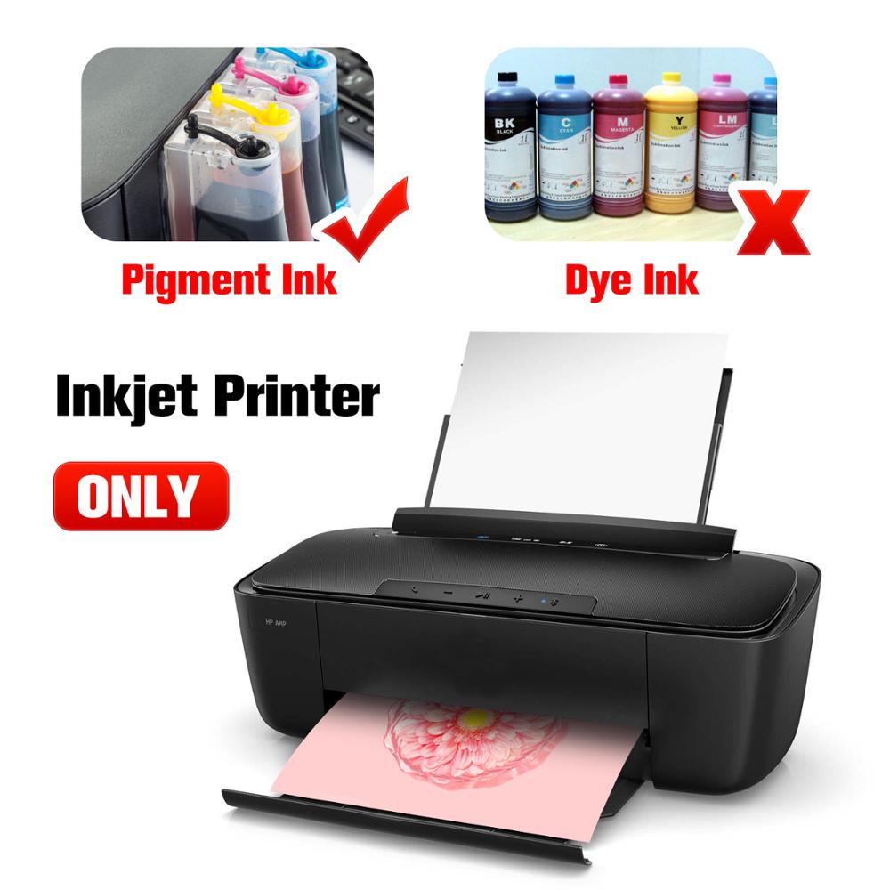 A4 10pcs Heat Transfer paper for light T-shirt Iron-On for cotton cloth 100% Inkjet Transfer with