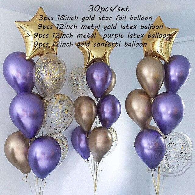 Rosa guld ballonger stjärna hjärta folie ballong bröllop födelsedag dekorationer transparent konfetti ballong födelsedagsfest dekoration: Vinröd