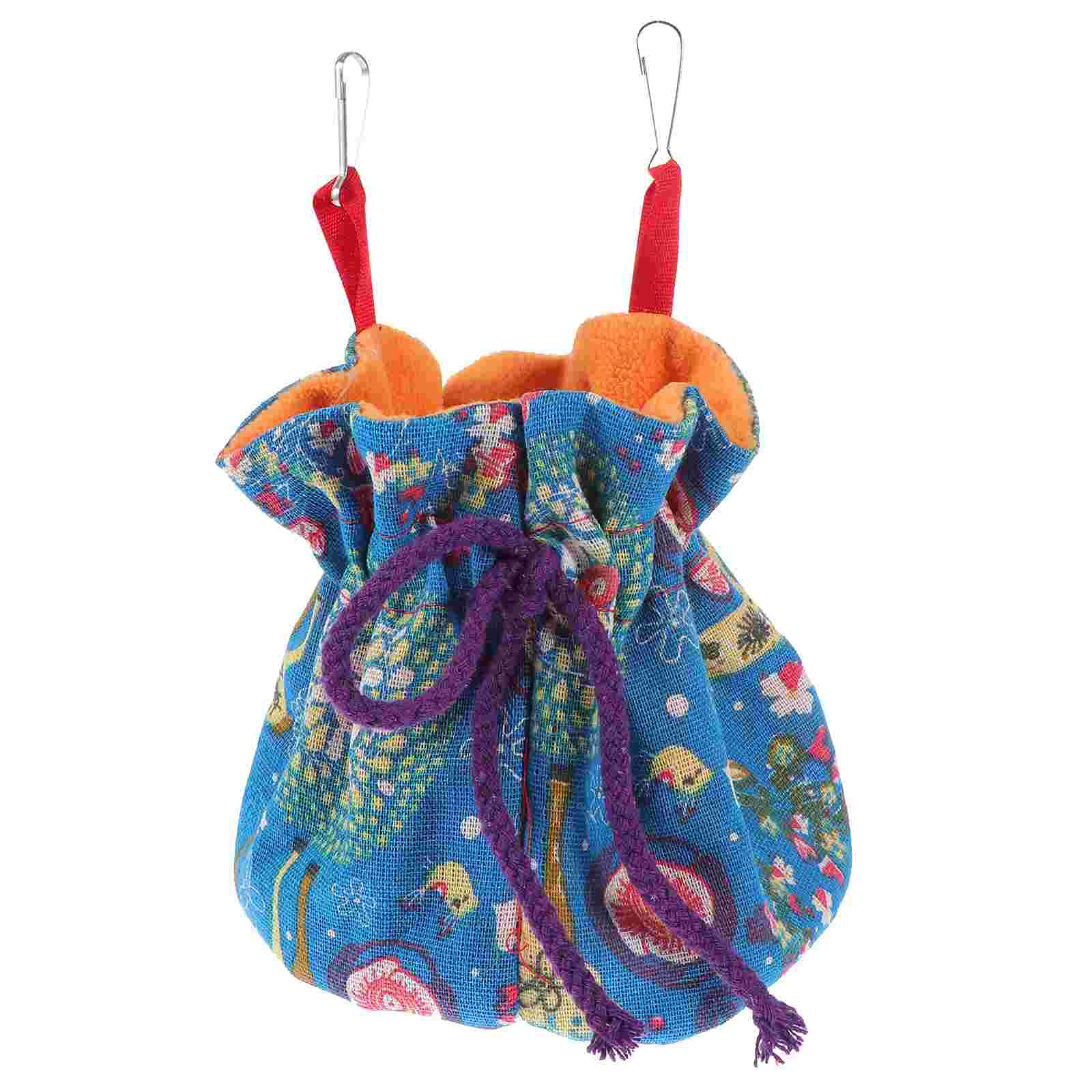 1PC Papagei Schlafsack Vogel KäFeige Winter Fussel Papagei Hängematte Papagei Schlafsack: Blau