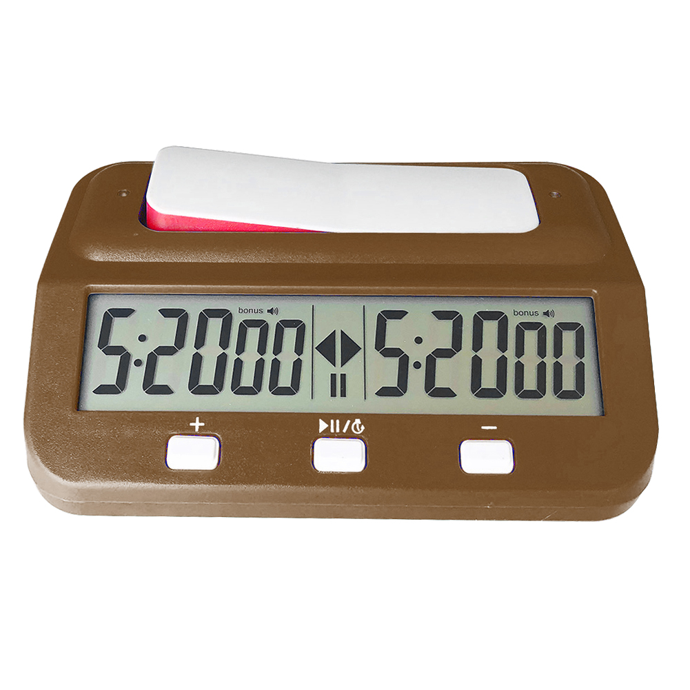 Count Up Down Timer Digital Chess Clock Plastic Battery Powered Multifunctional Lightweight for Family Personal Use