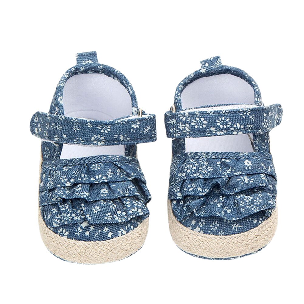 Autumn Baby Casual Shoes Girls Soft Sole Sandals Non-Slip Cotton Princess Dress Shoes Infant Walking Sneakers