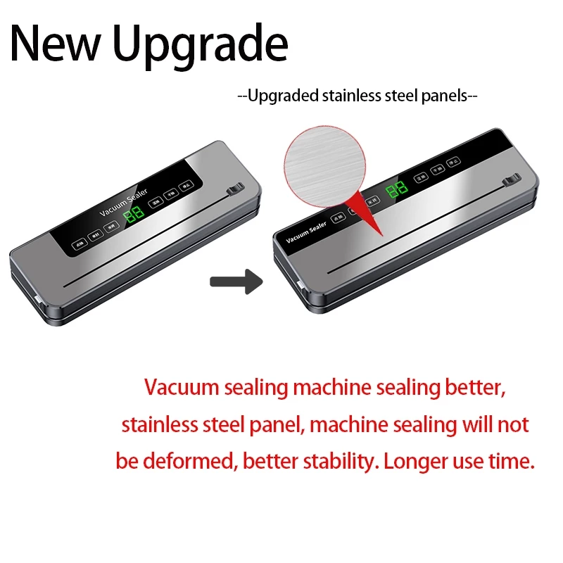 Food vacuum sealing machine Vacuum machine Food packaging machine UV household kitchen food sealing machine Seal vacuum cleaner