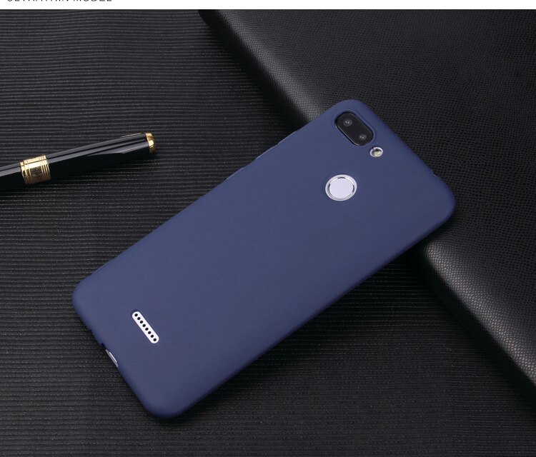 For Xiaomi Redmi 6 6A Case TPU Soft Silicon All inclusive Protector Back Cover Case For Xiaomi Redmi 6A Silicon Case: Redmi 6A / Blue