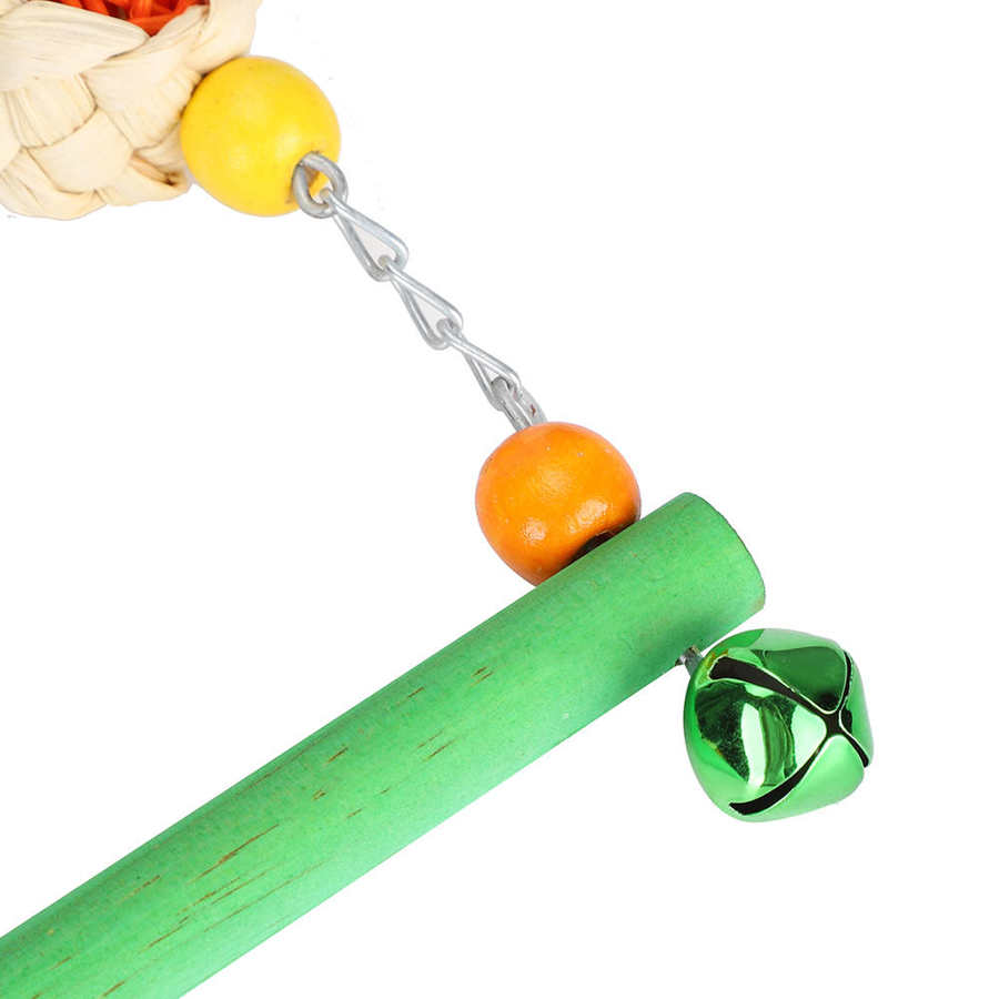 Swing Pet Swing Large Swing Wooden Safety Toy Pet Chicken Toy Chewing for Parrots Pets