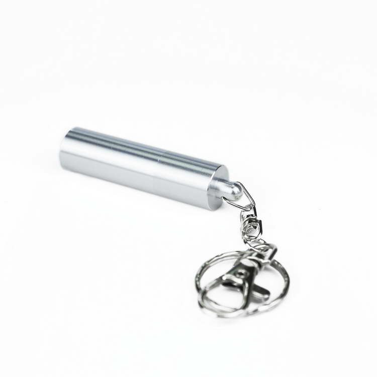 Billiards Pool Cue Stick Tip Tool Pick with Key Chain: Sliver