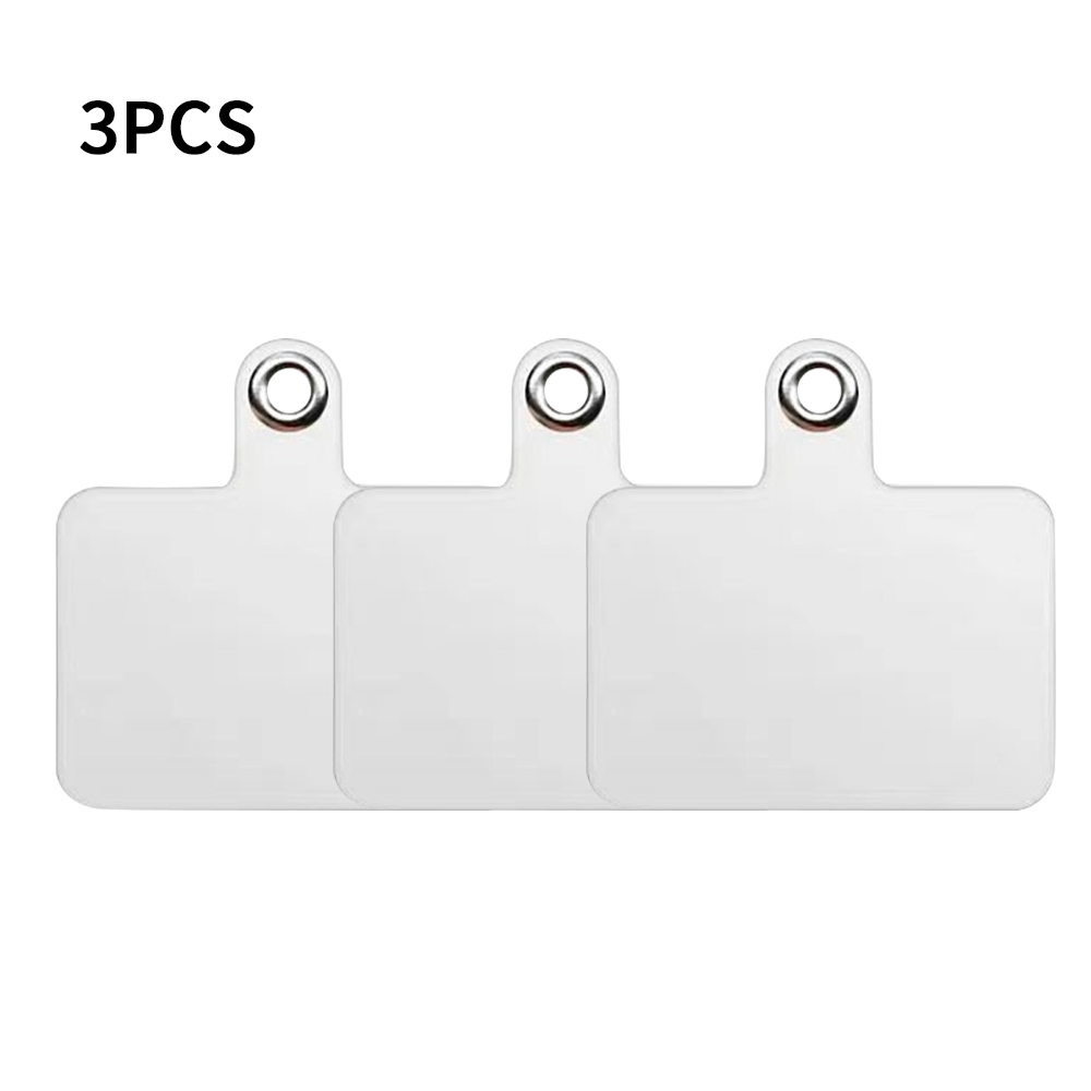 1/3/5/10Pcs Mobile Phone Anti-lost Lanyard Card Gasket Universal Transparent Clip Detachable Phone Hanging Cord Strap Tether Pad: Red / Pink