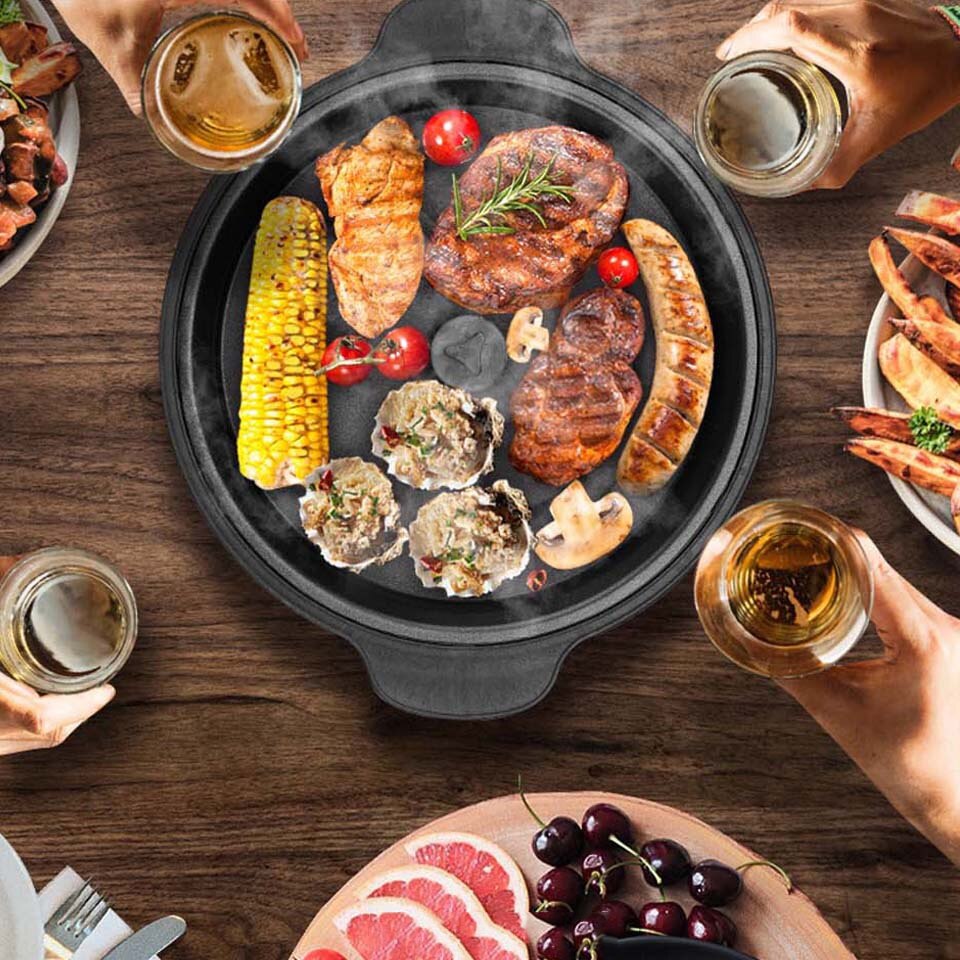 5L large capacity Electric Corn popcorn Maker Household Automatic Air Popcorn Making Machine DIY Corn Popper can barbecue