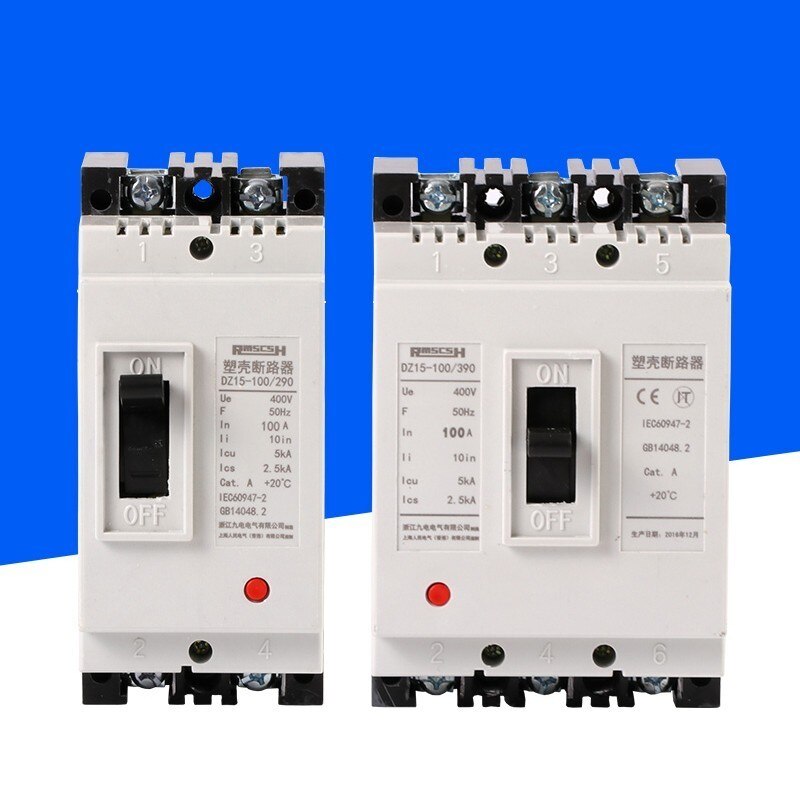 MCCB 2P 32A/40A/63A/100A Sfeer Switch Plastic Gegoten Stroomonderbreker voor Stroomverdeling