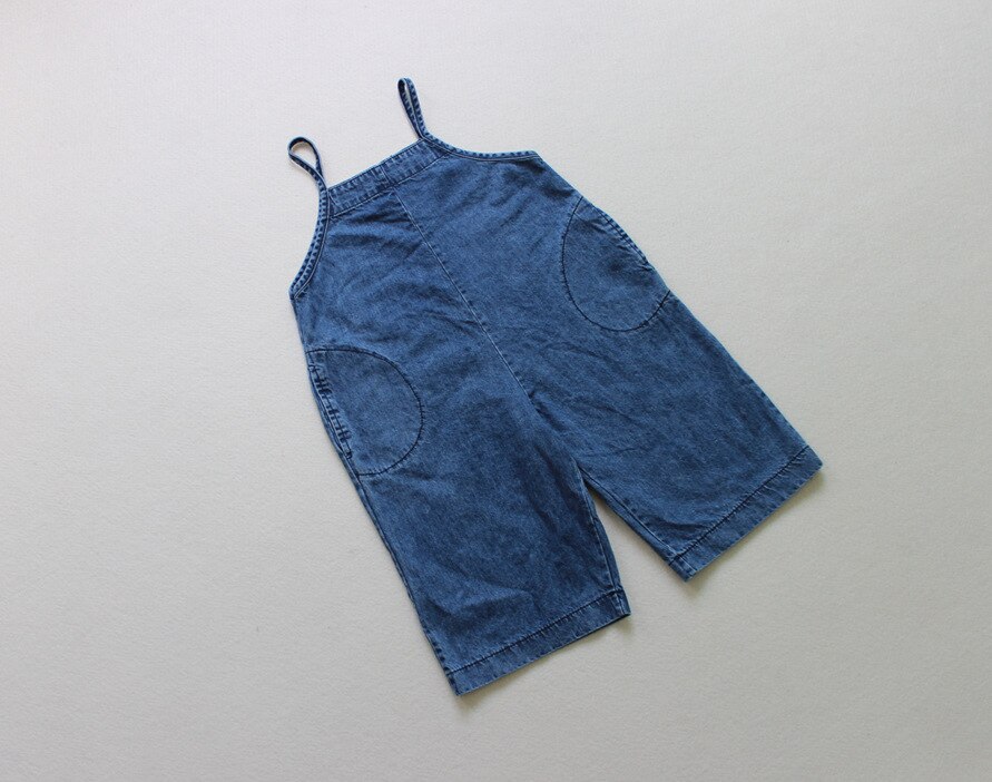 Kids Denim Jumpsuit Korean Toddler Boys Girls Playsuit Baby Outfit 6M-7Year: 12M