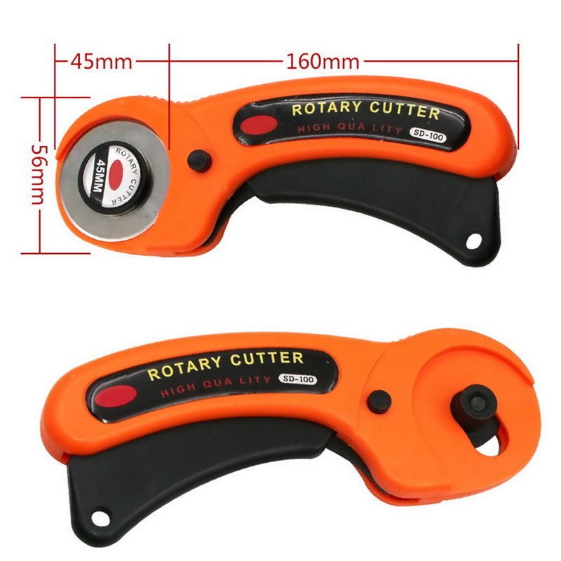 1Pcs 45mm Loop Draaien Naaien Cutter Draagbare Premium Comfort Loop Quilten Rotary Cutter Stof Handvat Snijden Craft Tool