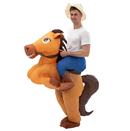 Cycling animals inflatable clothing for adults Halloween and Christmas: Ivory