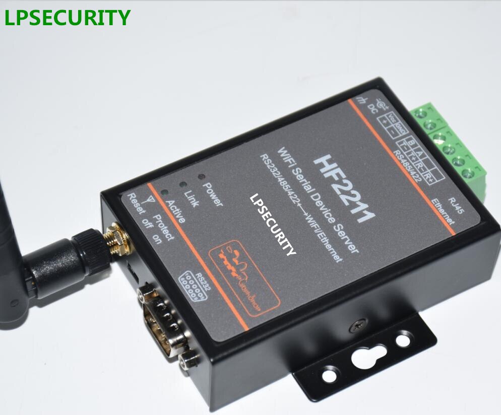 HF2211A Modbus Serial RS232/RS485/RS422 to Ethernet/Wi-Fi Conversion module ,Support Web OTA Wirelss Upgrade,